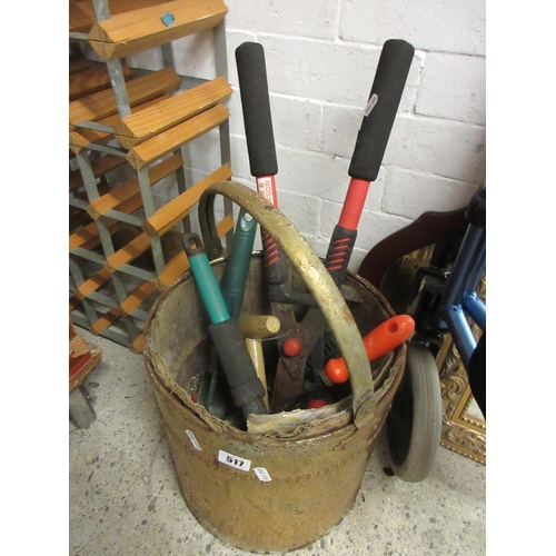 517 - BUCKET OF TOOLS