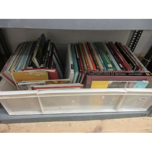 539 - LARGE BOX OF RAILWAY BOOKS