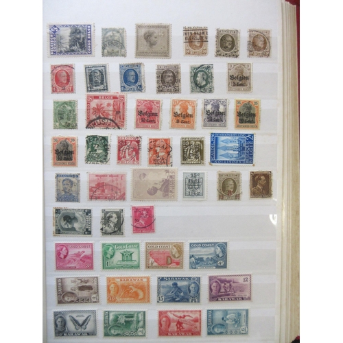 579 - ALBUM OF MINT AND USED WORLD STAMPS INCLUDING GERMAN REICH EXAMPLES