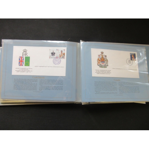 580 - COMMONWEALTH SILVER JUBILEE COLLECTION OF FIRST DAY COVERS