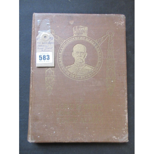 583 - LORD ROBERTS MEMORIAL FUND STAMP ALBUM