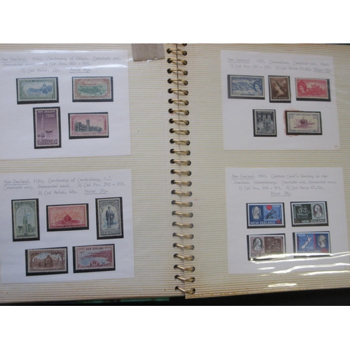 588 - ALBUM OF MINT 1940S-1970S WORLD STAMPS INCLUDING PAKISTAN AND NEW ZEALAND PEACE EXAMPLES