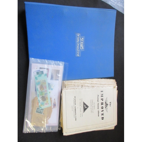 591 - WORLD STAMP ALBUM AND OTHER LOOSE STAMPS