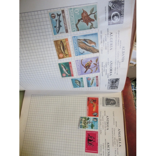 605 - THREE ALBUMS OF MINT UK AND COMMONWEALTH STAMPS