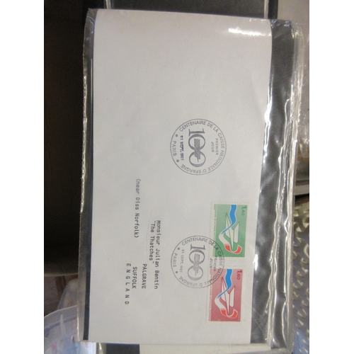 617 - THREE ALBUMS OF FRENCH FIRST DAY COVERS