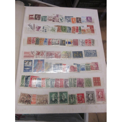 625 - EIGHT ALBUMS OF WORLD STAMPS