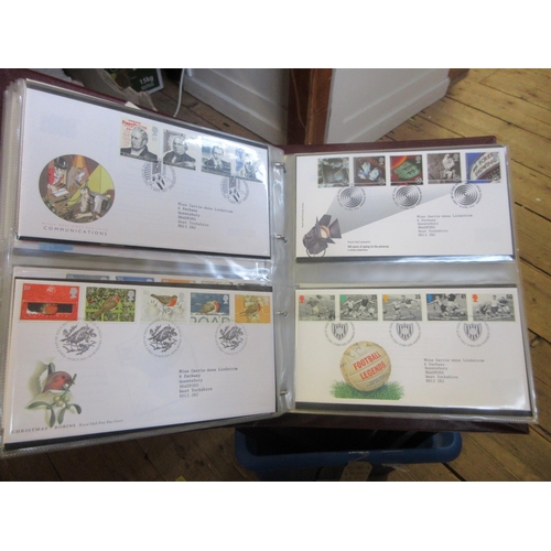 632 - FOUR ALBUMS OF UK FIRST DAY COVERS