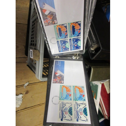 669 - SIX ALBUMS OF UK FIRST DAY COVERS