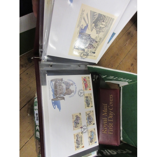 676 - SIX ALBUMS OF CHANNEL ISLAND AND ISLE OF MAN FIRST DAY COVERS