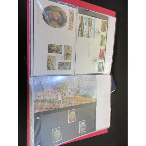 679 - TWO ALBUMS OF WORLD STAMPS INCLUDING GERMAN AND IRISH EXAMPLES