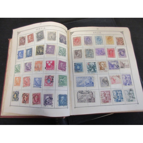 687 - TWO ALBUMS OF MAINLY 19TH CENTURY WORLD STAMPS