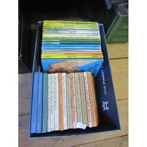 84 - BOX OF VINTAGE CHILDRENS BOOKS INCLUDING BEATRIX POTTER