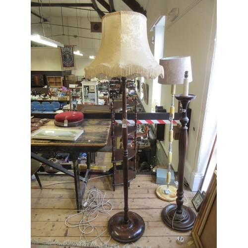 1096 - STANDARD LAMP/SHADE