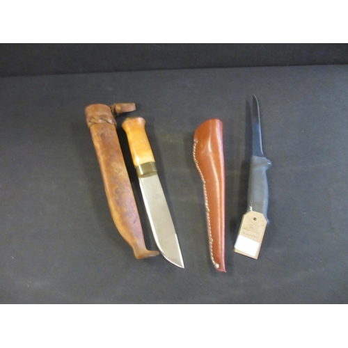 421A - TWO HUNTING KNIVES