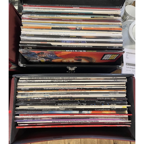 86 - FOUR CASES OF FILM SOUND TRACK AND OTHER LP RECORDS INCLUDING EASY RIDER AND BILLION DOLLAR BRAIN