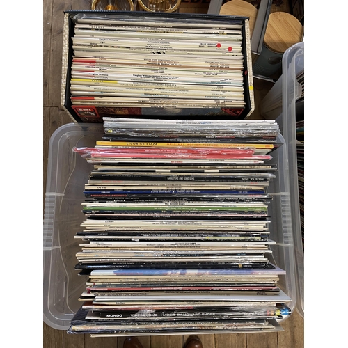 87 - TWO CRATES AND A CASE OF LP FILM SOUND TRACK AND OTHER RECORDS INCLUDING LOGANS RUN, OMEN AND ALIEN ... 