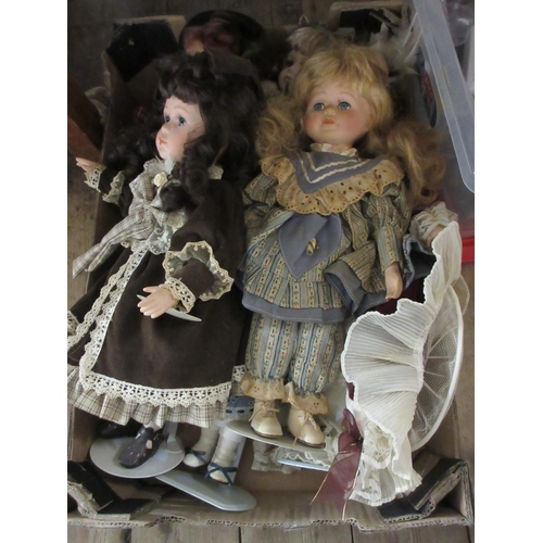 103 - BOX OF DOLLS