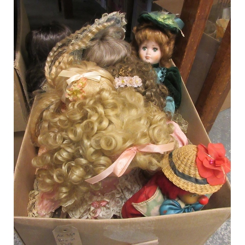 118 - BOX OF DOLLS