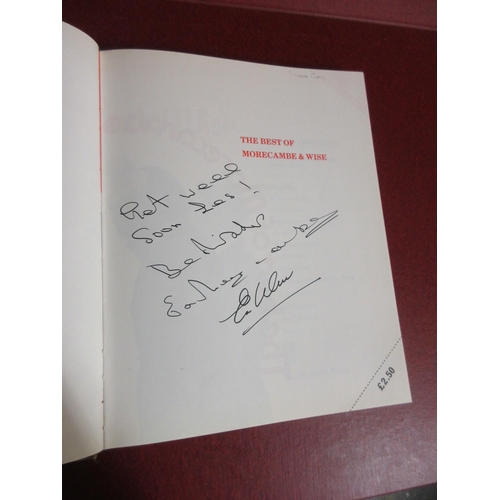 329 - SIGNED MORECAMBE AND WISE BOOK