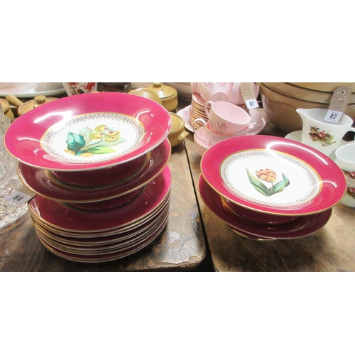 80 - QUANTITY OF HAND PAINTED PLATES