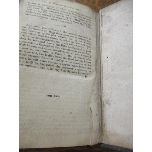 339 - ADVENTURES OF HAJJI BABA AND THOUSAND AND ONE DAYS PERSIAN TALES 1722