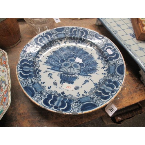 70 - TWO DUTCH DELFT CHARGERS