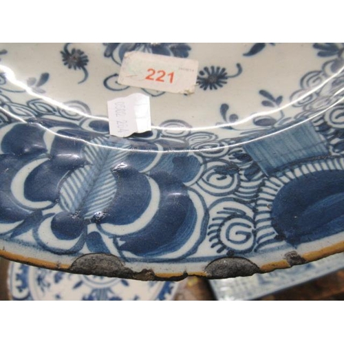 70 - TWO DUTCH DELFT CHARGERS