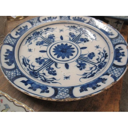 70 - TWO DUTCH DELFT CHARGERS