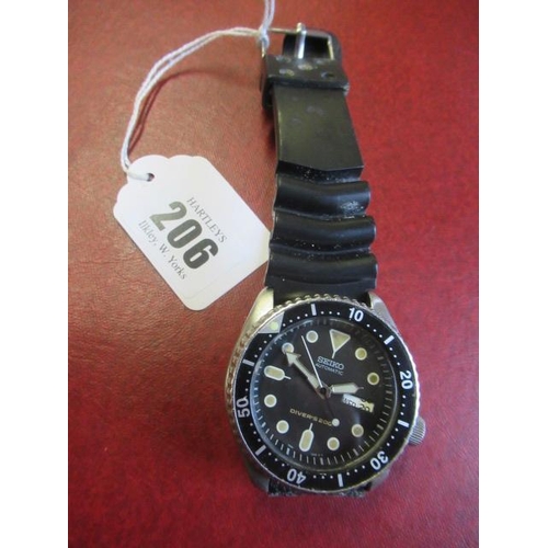 206 - SEIKO DIVER'S WATCH