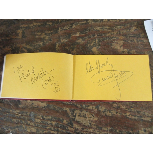 26 - BOX OF AUTOGRAPH BOOKS