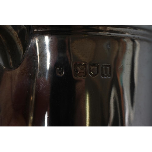 107 - A CHRISTENING MUG by C S Harris & Sons Ltd., London 1915, of plain tapering cylindrical form engrave... 