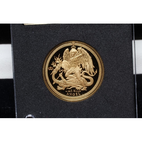 173 - AN ELIZABETH II 1/4 OZ ANGEL, 2017, mint in sealed slab, cased and boxed (Est. plus 20% premium)