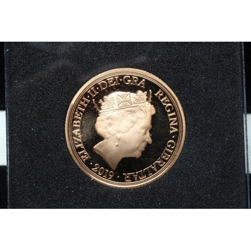 174 - AN ELIZABETH II 'INTO THE DRAGON'S LAIR' SOVEREIGN, 2019, 69 of a Ltd. Ed. of 150, mint in sealed sl... 