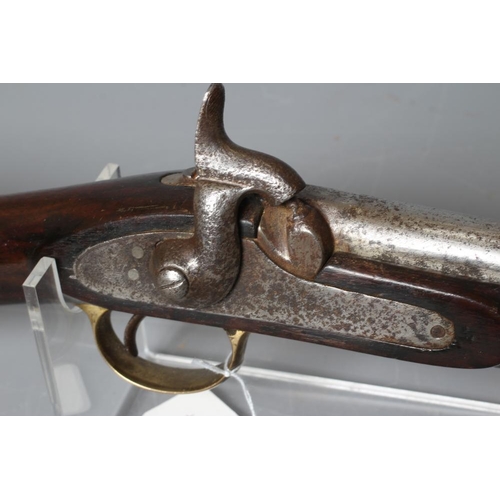 347 - A PERCUSSION CARBINE MUSKET with 31