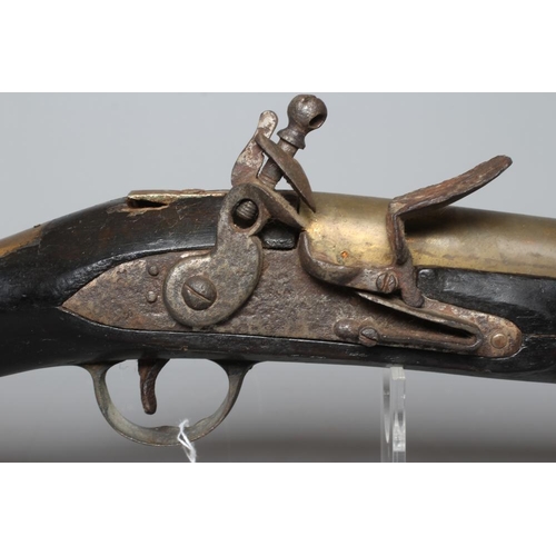 350 - A FLINTLOCK BLUNDERBUSS with 24 1/2