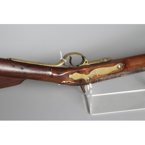 351 - A PERCUSSION BROWN BESS MUSKET with 37