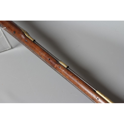 351 - A PERCUSSION BROWN BESS MUSKET with 37