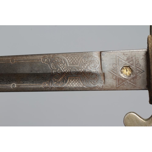 352 - AN 1821 PATTERN ARTILLERY OFFICER'S SWORD, the 34 3/4