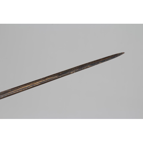 368 - A CUT STEEL SMALL SWORD, c.1790, the 33