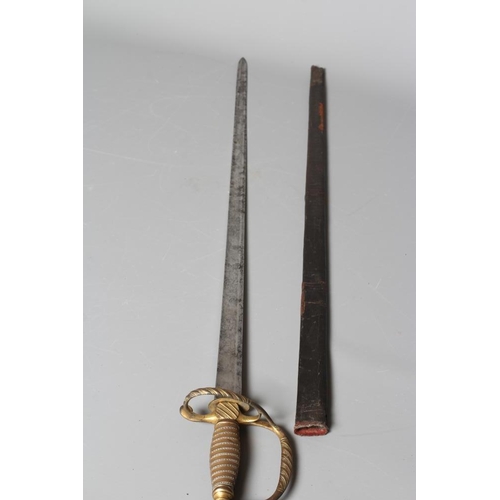 369 - A GEORGIAN OFFICER'S SWORD, the 26 /2