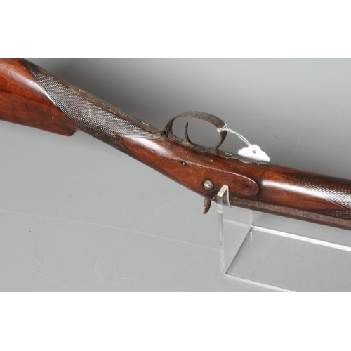 392 - A PERCUSSION MUSKET, 19th century, the 34