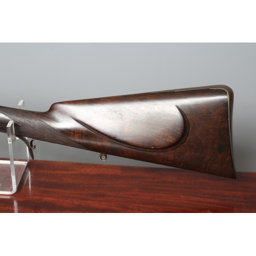 373 - A CASE PERCUSSION RIFLE BY JAMES BEATTIE, LONDON with 30