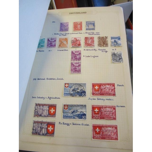 717 - BOX OF WORLD STAMP ALBUMS