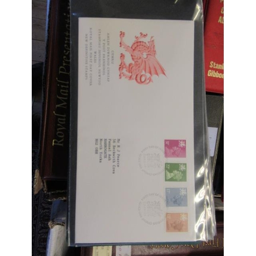 727 - EIGHT ALBUMS OF GB FIRST DAY COVERS