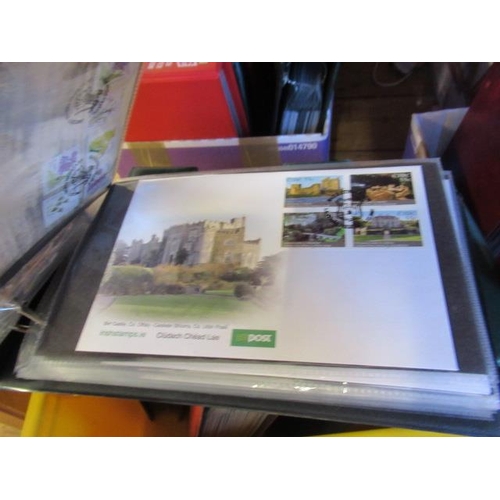 736 - FIVE ALBUMS OF IRISH FIRST DAY COVERS CIRCA 2007 - 2013