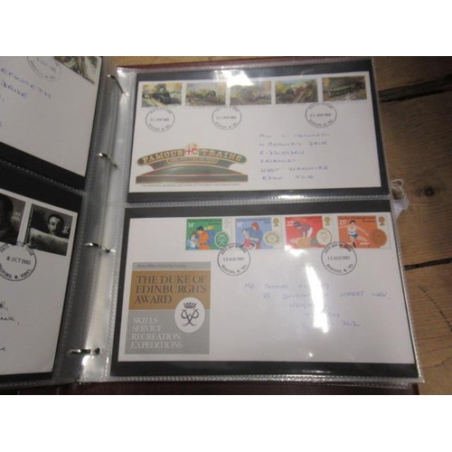 741 - SIX ALBUMS OF GB FIRST DAY COVERS