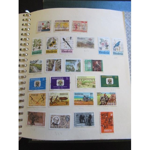 791 - ALBUM OF MINT OVERSEAS TERRITORIES AND OTHER USED WORLD STAMPS