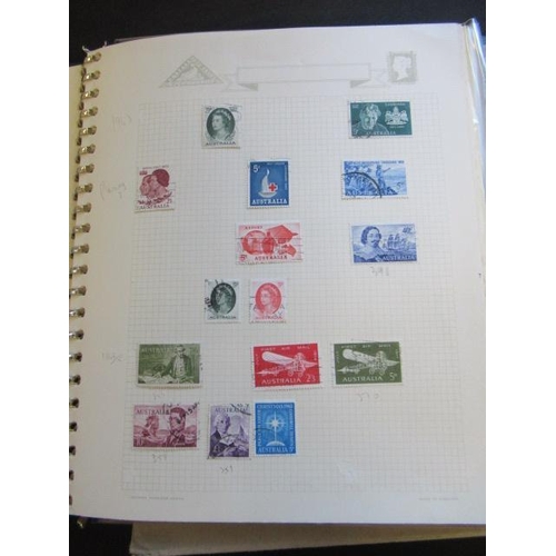 792 - ALBUM OF MINT OVERSEAS TERRITORIES CARIBBEAN AND OTHER USED WORLD STAMPS