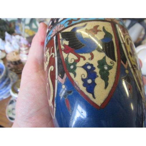 271 - QUANTITY OF CLOISONNE AND OTHER CHINESE STYLE VASES