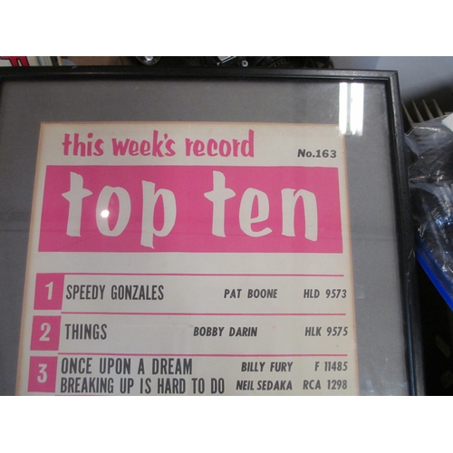 53 - TWO 1962 TOP TEN TOP MUSIC CHARTS